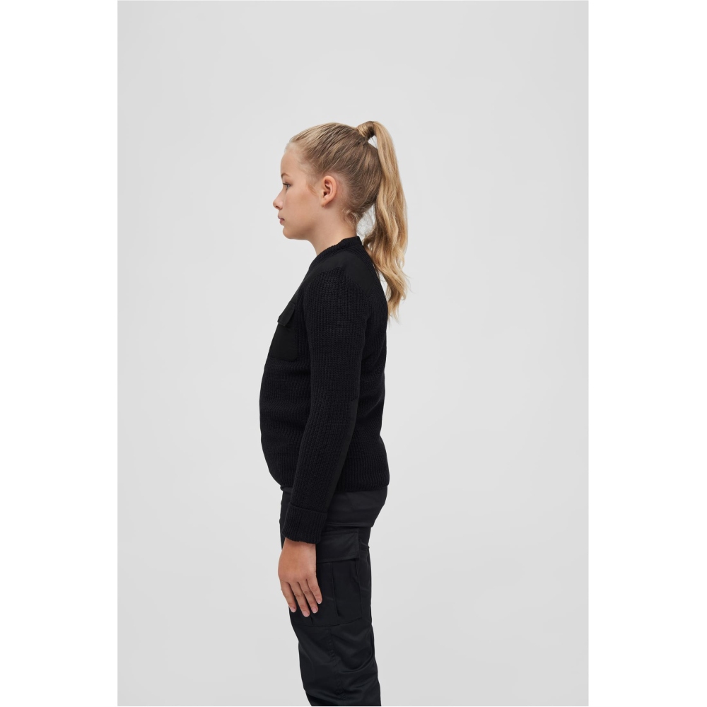 Brandit - BW unisex Kinderpullover - Schwarz